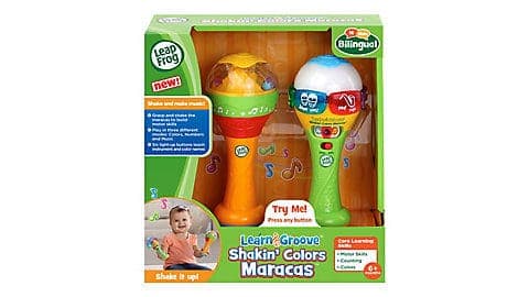 leapfrog shakin colors maracas